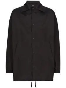 Парка с заостренным воротником и логотипом DOLCE & GABBANA, синий