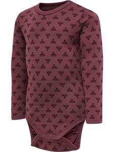 Hummel Детский боди с длинными рукавами "Hmlbambo Body L/S" розового цвета