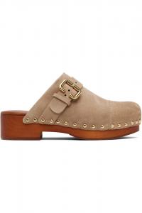 Chloé Сабо цвета таупе, жаннет