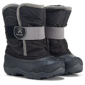Детские водонепроницаемые зимние ботинки Snowybug для малышей Kamik, черный
