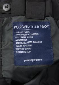 Комбинезон WEATHERPRO STORMY WATERPROOF Polarn O. Pyret, черный
