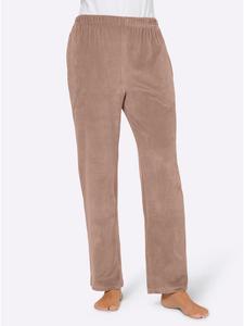 WITT WEIDEN Велюровые брюки бежевого цвета