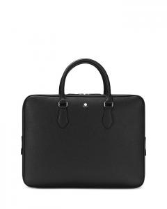 Кожаный футляр для документов Montblanc Sartorial, черный