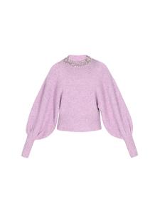 Женский свитер сиреневого цвета faina