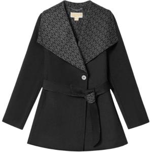 MICHAEL KORS Женское черное пальто Black