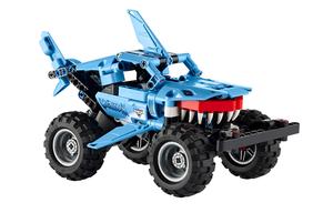 Технологический механический набор Monster Jam Megalodon Shark Truck строительные блоки 260 шт 42134 LEGO