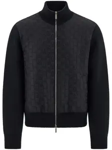 Трикотажный бомбер Ferragamo, черный