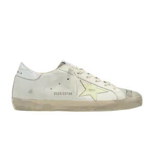 Кроссовки Golden Goose Wmns Superstar White Yellow, белый