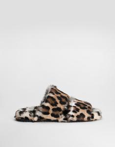 Замшевые шлепанцы Leo DOLCE & GABBANA, мультиколор