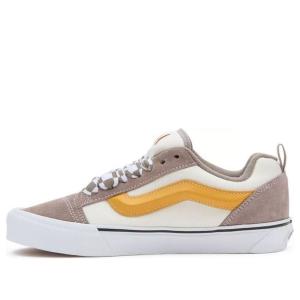 Кроссовки Vans Knu Skool 'Mega Check Grey Marshmallow', серый
