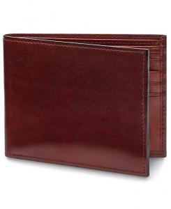 Мужской кошелек с 8 карманами из старой кожи - RFID Bosca, коричневый