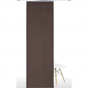 Раздвижная штора Liedeco, (1 шт.), ВxШ: 245x60, без тележки для панелей, темно-коричневый