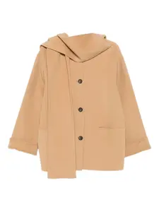 Однобортное пальто Erika Cavallini, коричневый