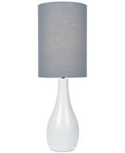 Керамическая настольная лампа Quatro 31 дюйм Lite Source, цвет white/grey