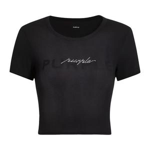 Футболка PURPLE BRAND Rib Baby Tee Black, черный