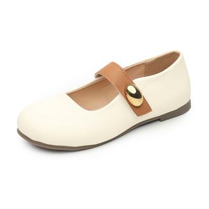 Плоские туфли Мэри Джейн для женщин VICTORIA&VERA, бежевый