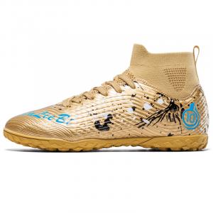 Детские футбольные бутсы для подростков QIUTEXIONG, черный