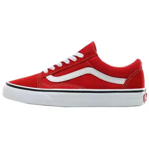 Vans Низкие износостойкие кроссовки для скейтбординга Old Skool, унисекс, красные