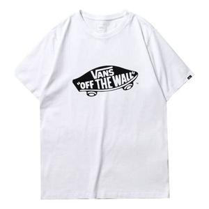 Футболка Vans Off The Wall Classic Printing Short Sleeve Couple Style White VN0A4MM7WHT, белый