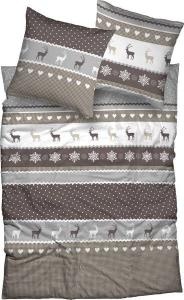 Комплект постельного белья Casatex 202148 2-teilig, 155x1x220 см цвет braun-grau