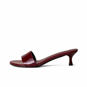 SHOEMAKER QUEEN Женские слипоны бордовые, цвет Burgundy