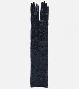 Бархатные перчатки Versace