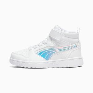 Кроссовки средней высоты для маленьких детей Rebound V6 Shine Puma, белый