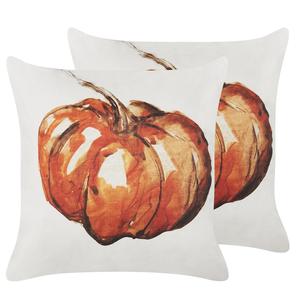 Декоративные подушки набор из 2-х штук Beliani, бежевый