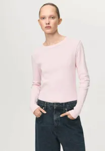 Топ с длинными рукавами Mango, Light Pink