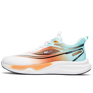 WARRIOR Низкие кроссовки для бега мужские, белые, оранжевые, зеленые