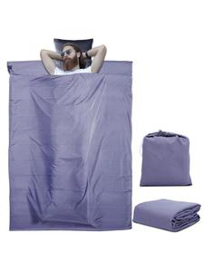 Intirilife Спальный мешок, для ручной клади, 115 x 210 см, темно-фиолетовый