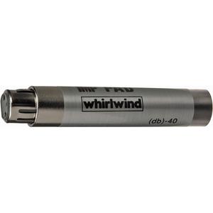 Whirlwind IMPAD40 - In-Line XLR Barrel 40 dB Pad IMPAD40