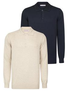 Felix Hardy Свитер бежево-синего цвета