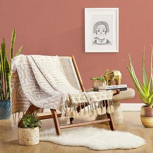 Hypnotic Плед Justina Blakeney, коричневый/бежевый