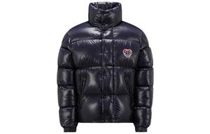Пуховик унисекс темно-синий Moncler