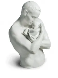 Фарфоровая фигурка Patternal Protection (31 см) Lladro, белый