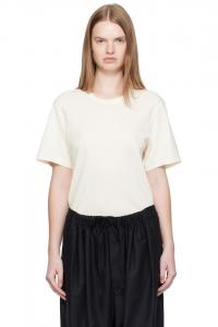 Lemaire Футболка в рубчик Off-White