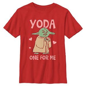 Футболка с принтом Yoda One For Me для мальчиков 6-20 Star Wars