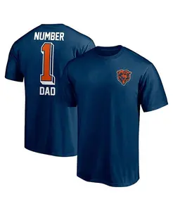 Мужская футболка NFL #1 Dad Fanatics, цвет Chicago Bears