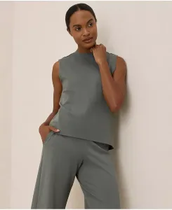 Женская блуза с воротником-стойкой из органического хлопка Airplane Pact, серый