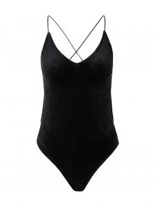 Боди-рубашка VIERVIER Alena, черный