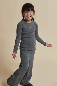 Широкие спортивные штаны в рубчик Copenhagen Colors, Grey Melange