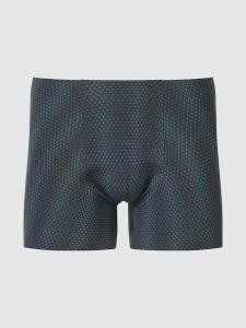 Бесшовные боксеры AIRism с принтом Uniqlo, 09 black