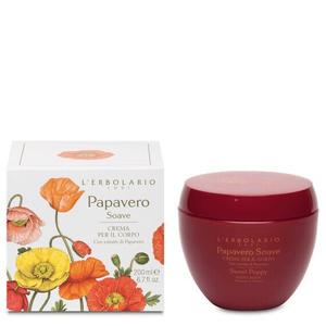 Парфюмированный крем для тела L'Erbolario Papavero Soave, 200 мл