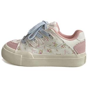 Низкие женские кроссовки City camel, Pink Floral