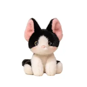 Плюшевая кукла сиамский кот высота 24 см XTHOT, белый