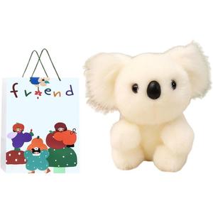 Креативная милая плюшевая кукла коала высотой 13см/17см/21см/28см Whoops, белый