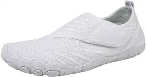 Обувь Босиком Женская Мужская Профессиональная Быстросохнущая Туристическая Обувь Легкая Дышащая Нескользящая Удобная Обувь Унисекс для Плавания, Бега, Альпинизма, Кемпинга, Серфинга, Езды Верхом и Каякинга Canbebig, белый