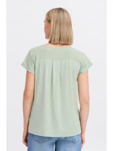 Fransa Блузка с короткими рукавами FRZAWOV, стандартный крой, цвет «Морозно-зеленый»