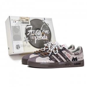 Adidas Neo VL Court 2.0 Meow Language противоскользящие и дышащие низкие кроссовки для скейтбординга унисекс розово-коричневые